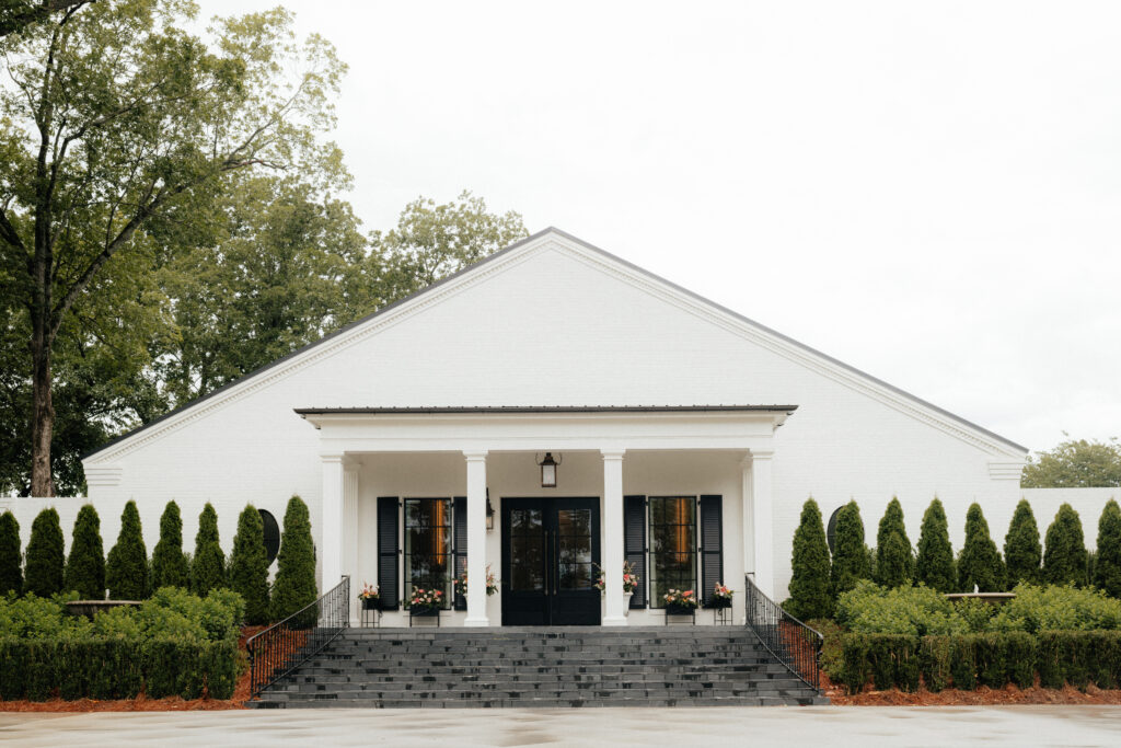 a view of the front of the lumpkin house venue in albertville, alabama