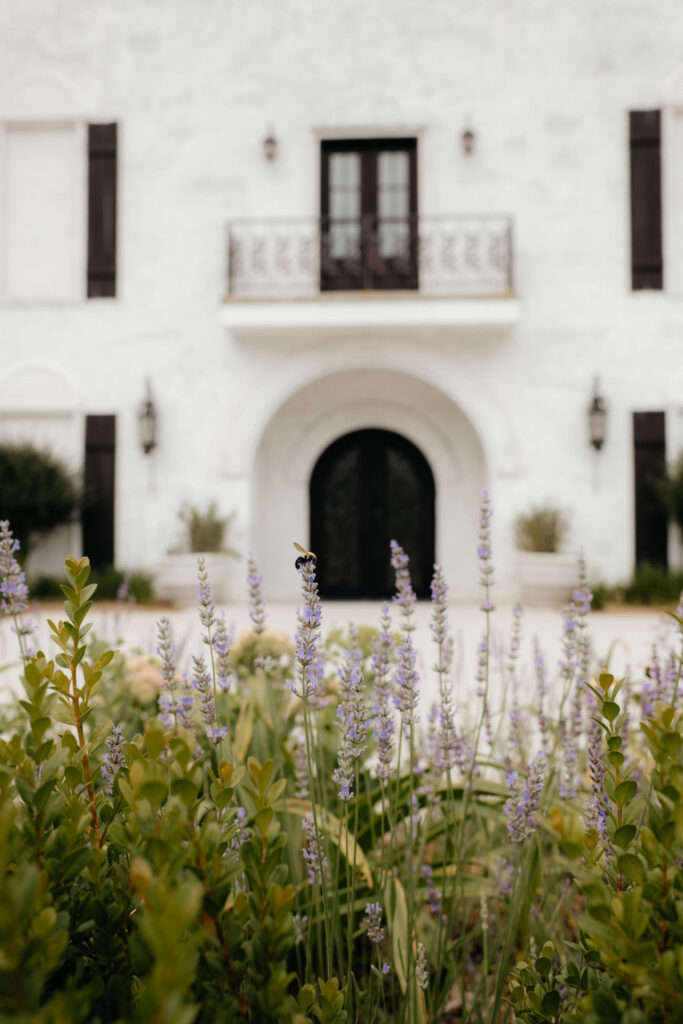 the exterior of italian european inspired chattanooga wedding venue how farms