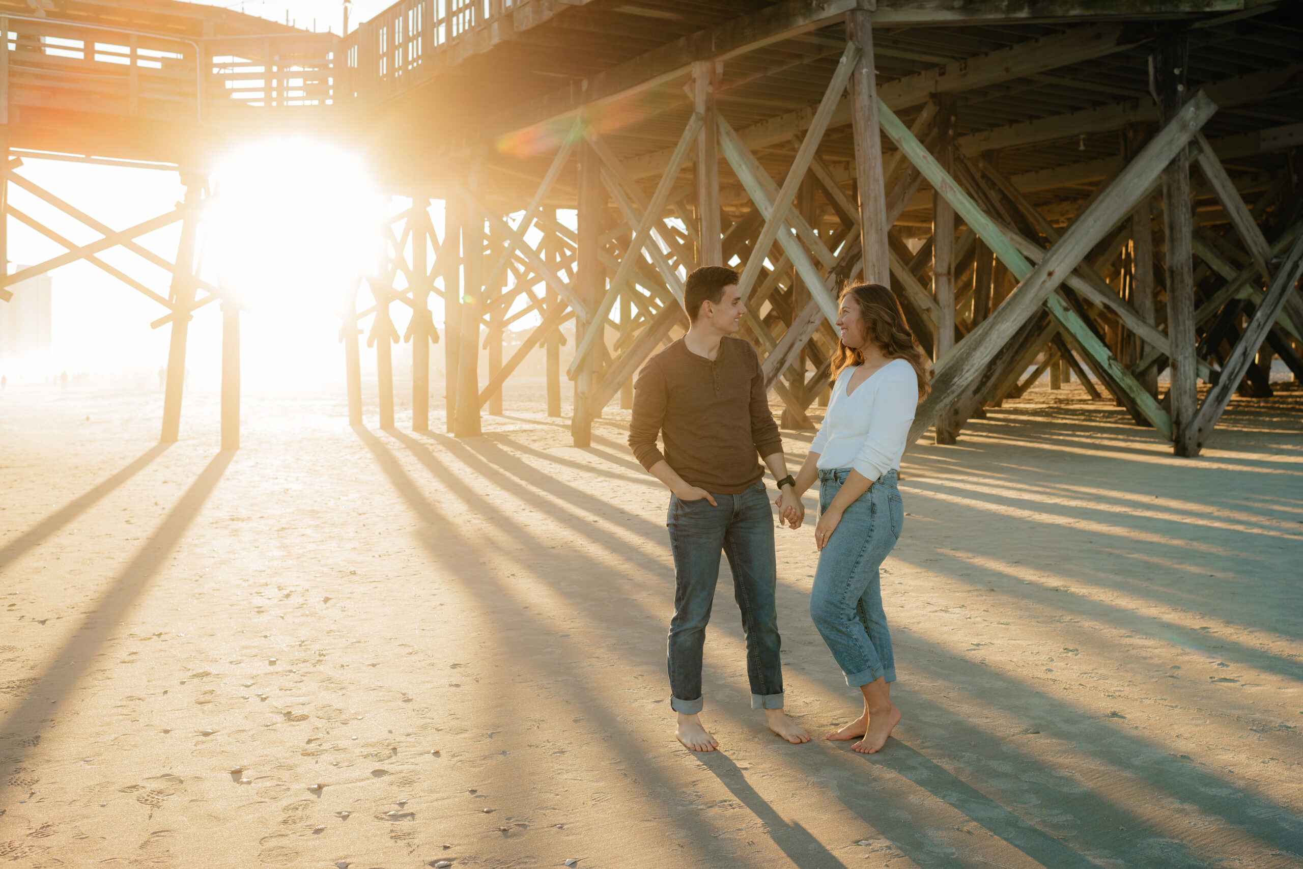 Alabama and Washington Wedding Photographer Sarah Mismash with her husband at Kalaloch Beach
