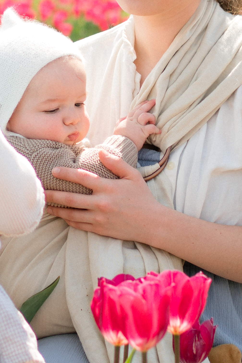 Close Motherhood Photos at Hubert Farms Tulips | Huntsville, AL By Sarah Mismash Photography an Alabama Photographer